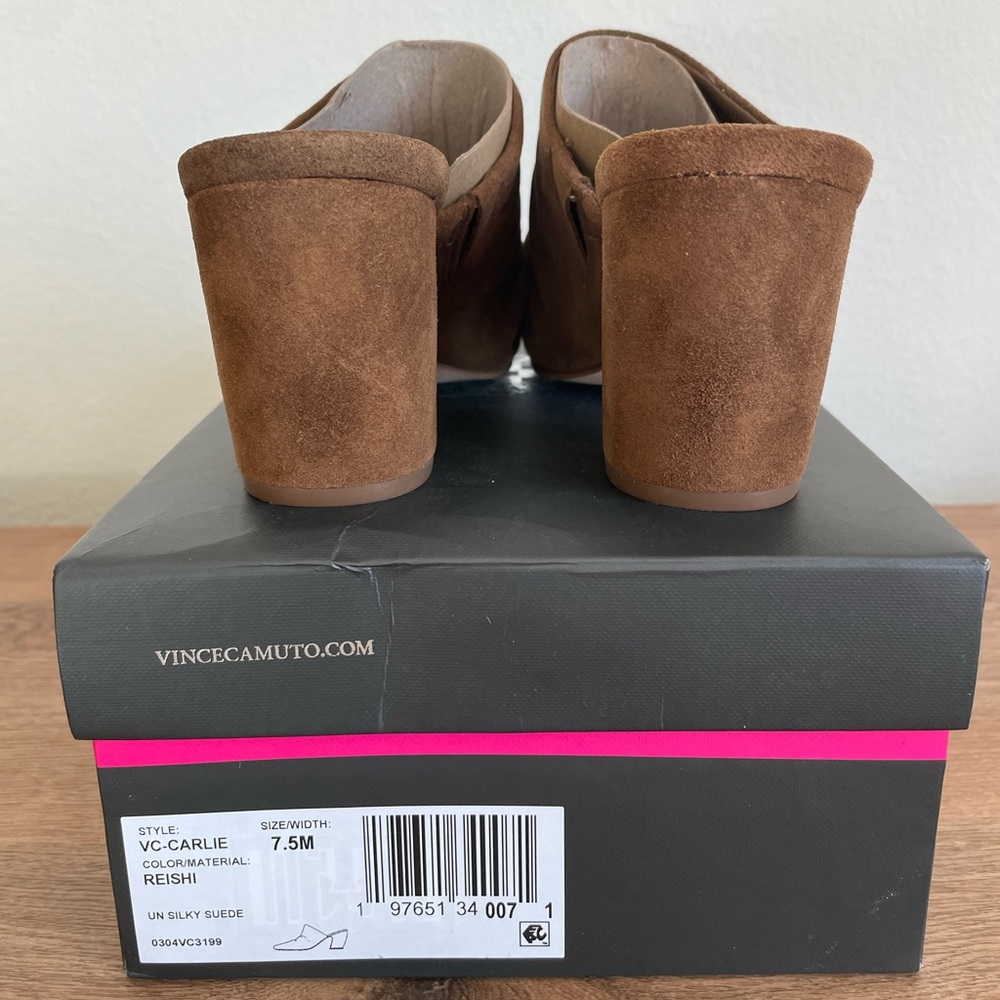 NWT Women’s Vince Camuto Carlie Mules Size 7.5 - Picture 7 of 8